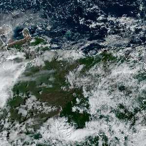 météo tropicale : Image satellite .