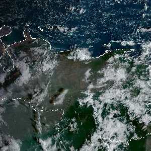 météo tropicale : Image satellite .
