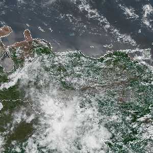 météo tropicale : Image satellite .
