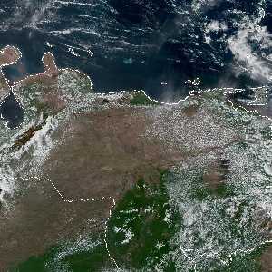 météo tropicale : Image satellite .