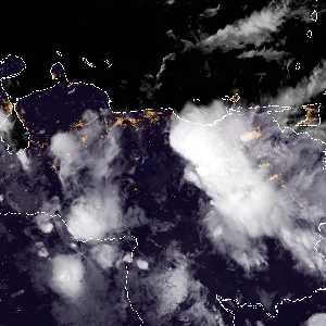 météo tropicale : Image satellite .