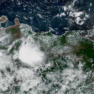 météo tropicale : Image satellite .