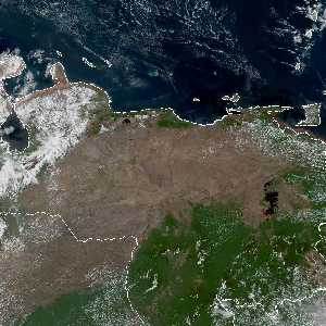 météo tropicale : Image satellite .