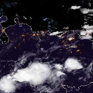 météo tropicale : Image satellite .