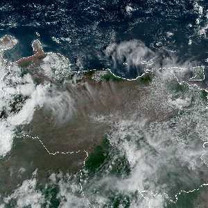 météo tropicale : Image satellite .