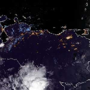 météo tropicale : Image satellite .