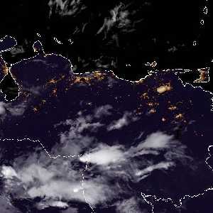 météo tropicale : Image satellite .