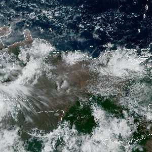 météo tropicale : Image satellite .