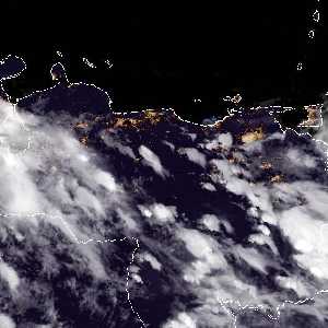 météo tropicale : Image satellite .