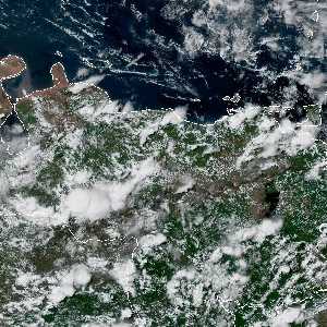 météo tropicale : Image satellite .