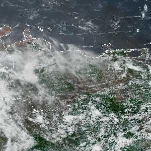 météo tropicale : Image satellite .