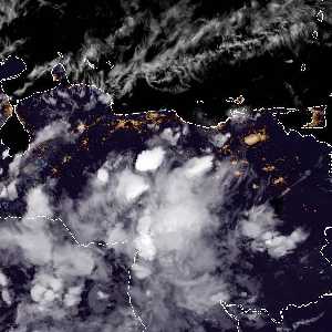 météo tropicale : Image satellite .