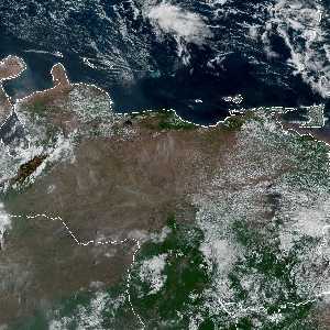 météo tropicale : Image satellite .