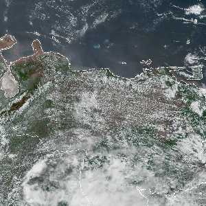 météo tropicale : Image satellite .
