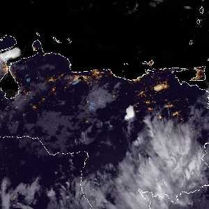météo tropicale : Image satellite .