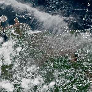 météo tropicale : Image satellite .
