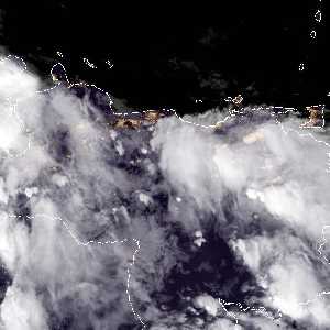 météo tropicale : Image satellite .