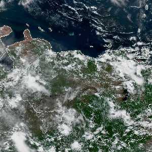 météo tropicale : Image satellite .