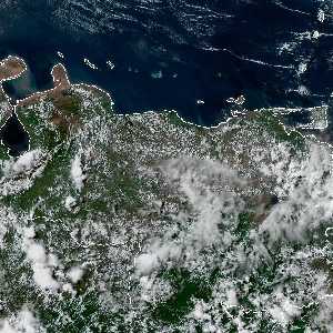 météo tropicale : Image satellite .