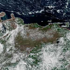 météo tropicale : Image satellite .