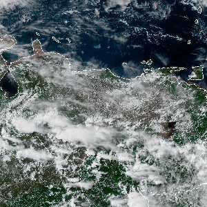 météo tropicale : Image satellite .