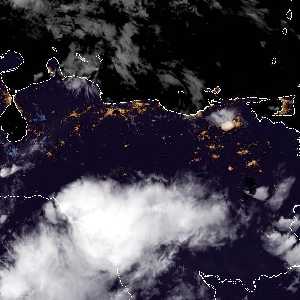 météo tropicale : Image satellite .