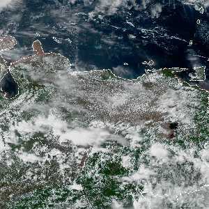météo tropicale : Image satellite .