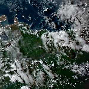 météo tropicale : Image satellite .