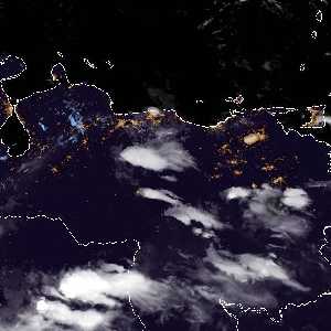 météo tropicale : Image satellite .