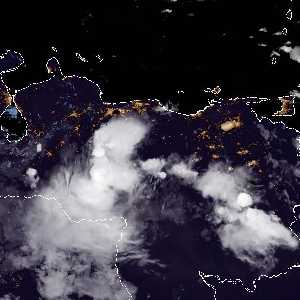 météo tropicale : Image satellite .