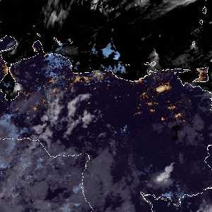 météo tropicale : Image satellite .