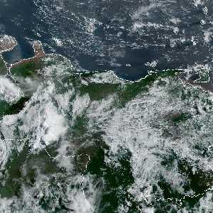 météo tropicale : Image satellite .