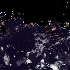 météo tropicale : Image satellite .