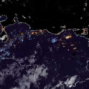 météo tropicale : Image satellite .