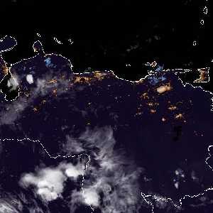 météo tropicale : Image satellite .
