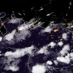 météo tropicale : Image satellite .