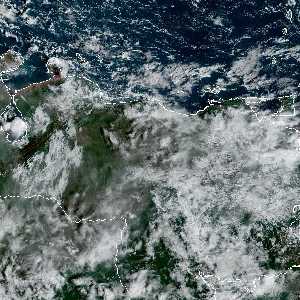 météo tropicale : Image satellite .