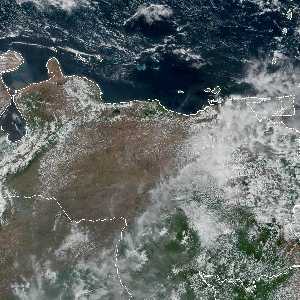 météo tropicale : Image satellite .