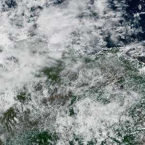 météo tropicale : Image satellite .