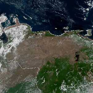 météo tropicale : Image satellite .
