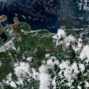 météo tropicale : Image satellite .