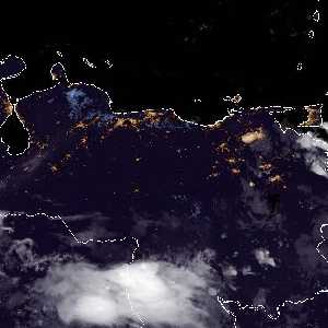 météo tropicale : Image satellite .