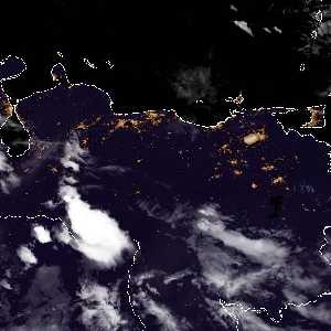 météo tropicale : Image satellite .