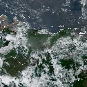 météo tropicale : Image satellite .