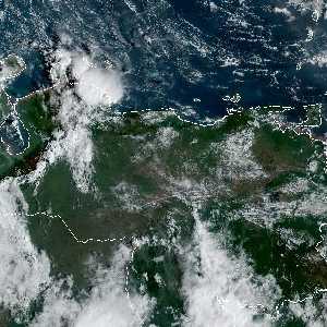 météo tropicale : Image satellite .