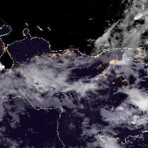 météo tropicale : Image satellite .