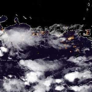 météo tropicale : Image satellite .