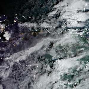 météo tropicale : Image satellite .