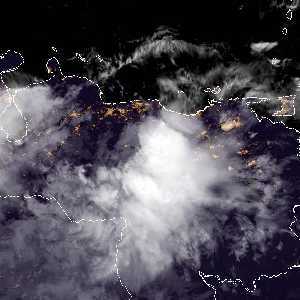 météo tropicale : Image satellite .