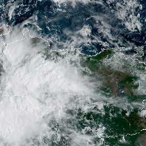 météo tropicale : Image satellite .
